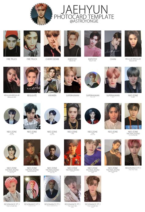 Nct Photocard Template